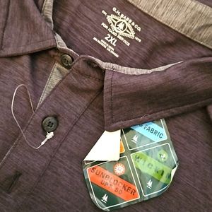 G.H Bass & Co Polyester Polo Shirt